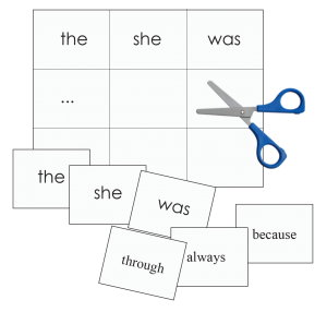 Custom Sight Words