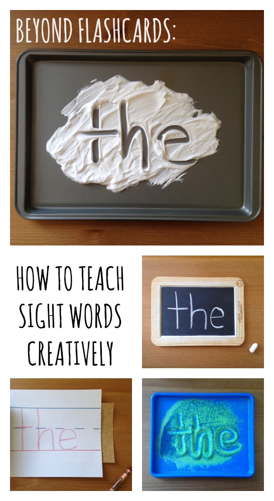 How to Teach Sight Words Creatively