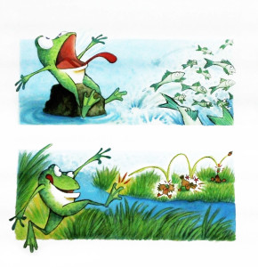 Illustration from "Prince of a Frog"