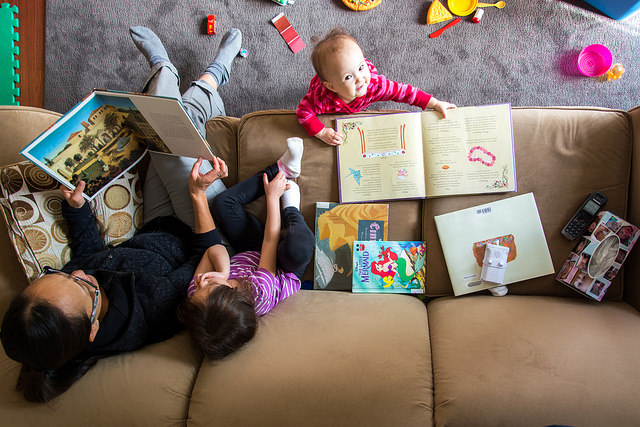 family reading