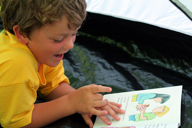 kid reading